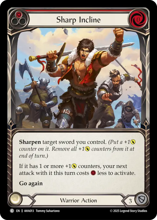 Card: Sharp Incline (red)