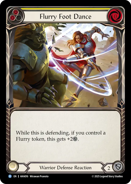 Card: Flurry Foot Dance (yel)