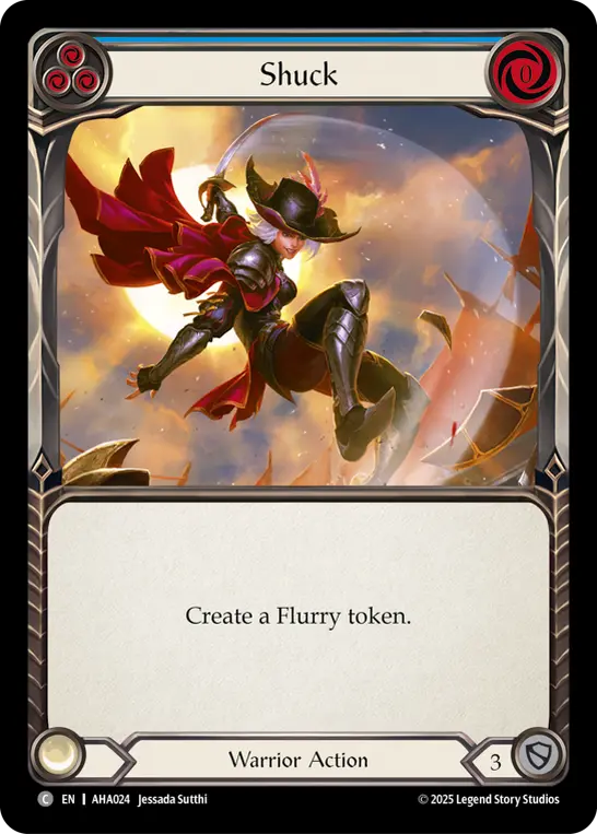 Card: Shuck (blu)