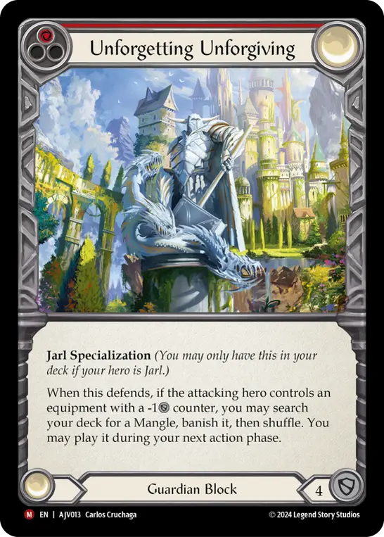 Card: Unforgetting Unforgiving (red)