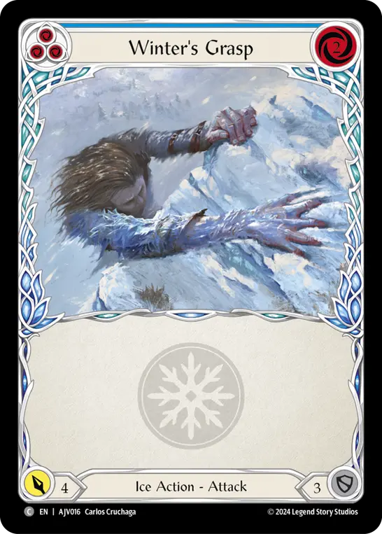 Card image of Winter's Grasp (Blue)