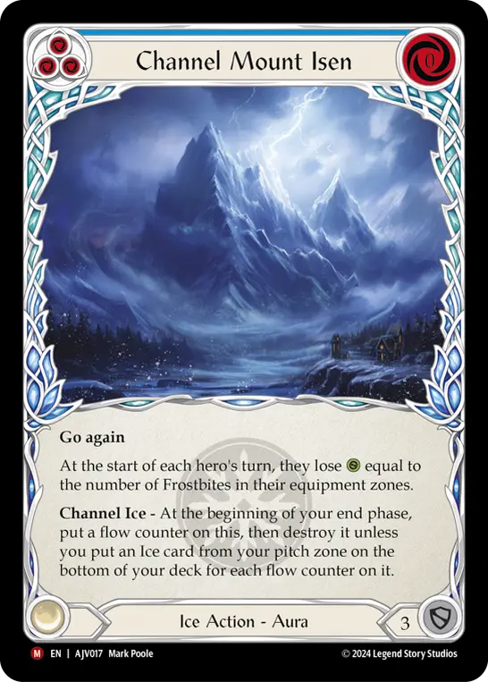 Card: Channel Mount Isen (blu)