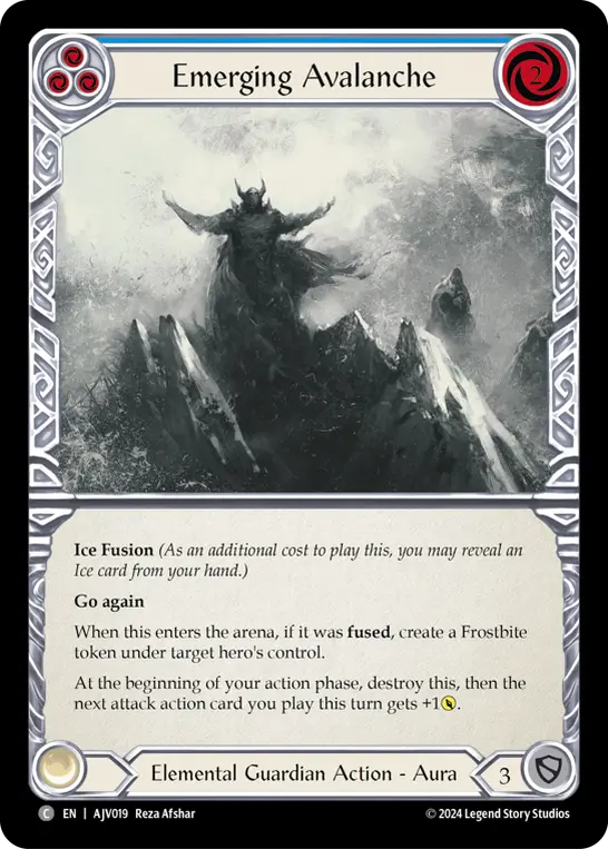 Card: Emerging Avalanche (blu)
