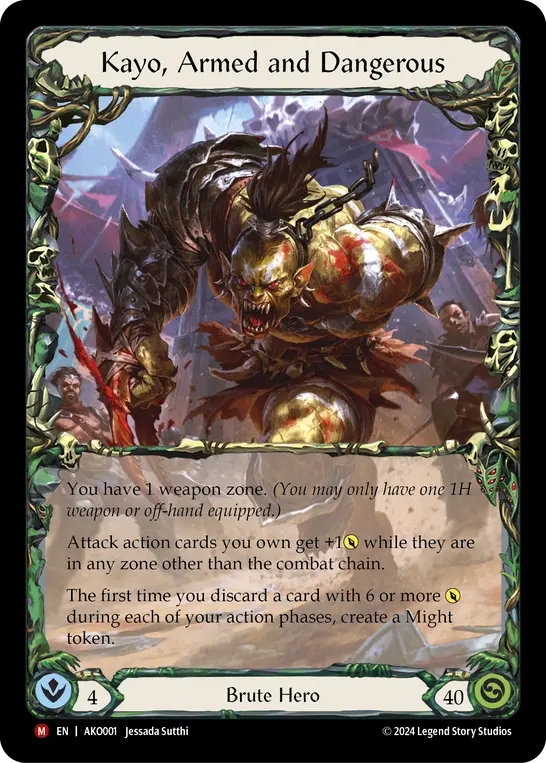 Card: Kayo, Armed and Dangerous