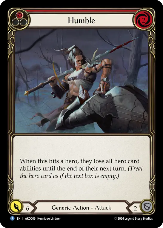 Card: Humble (red)