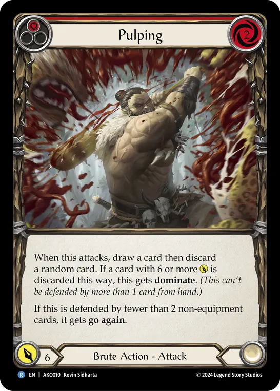 Card: Pulping (red)