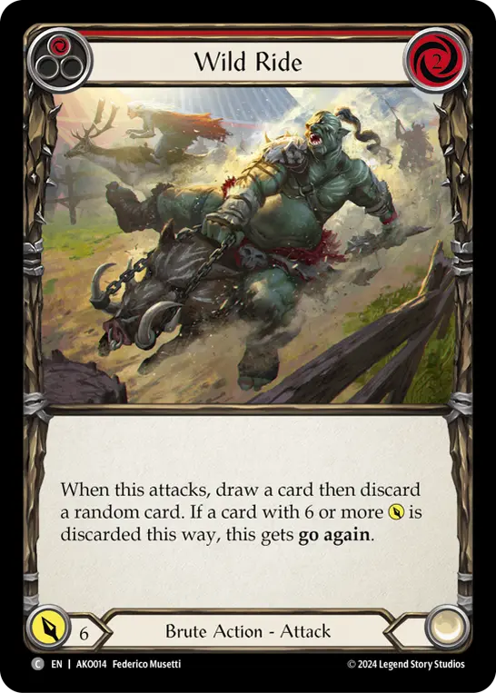 Card: Wild Ride (red)