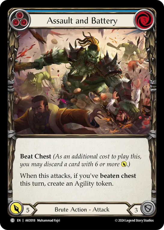 Card: Assault and Battery (blu)