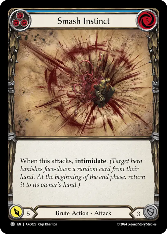 Card: Smash Instinct (blu)