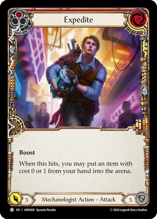Card image of Expedite (Red)