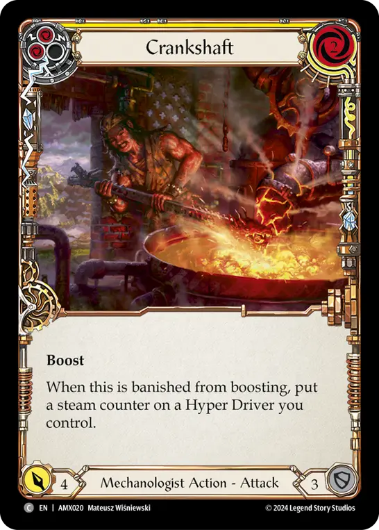 Image of the card for Crankshaft (Yellow)