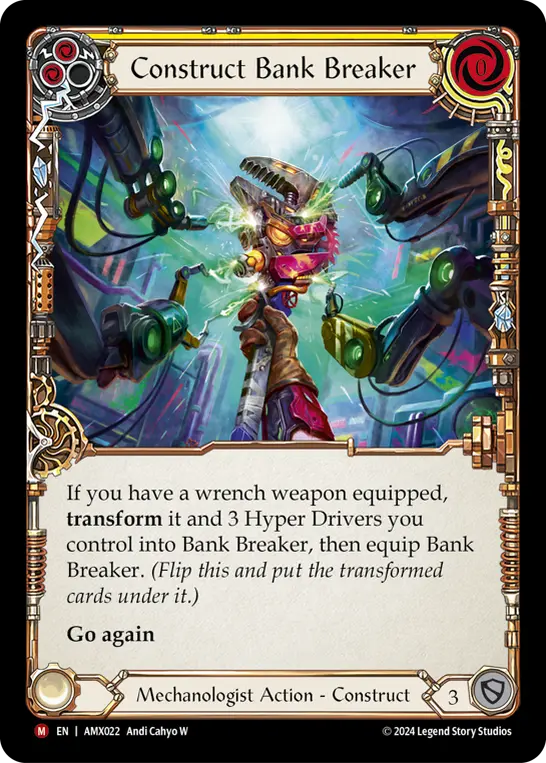 Image of the card for Construct Bank Breaker (Yellow)