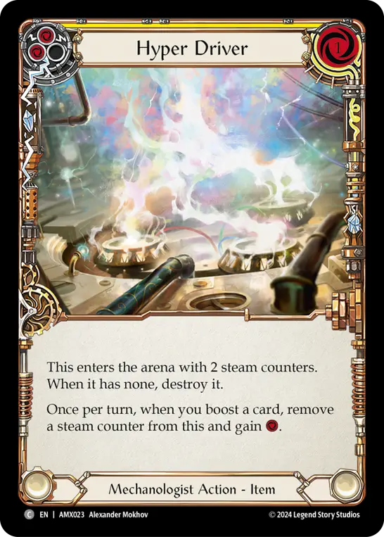 Card image of Hyper Driver (Yellow)