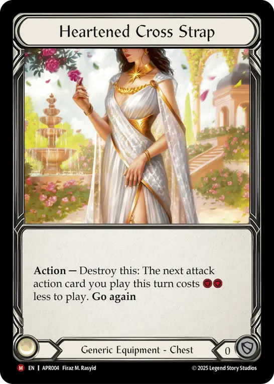 Card: Heartened Cross Strap