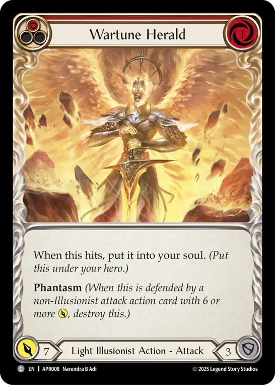 Card: Wartune Herald (red)