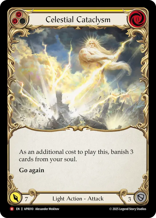 Card: Celestial Cataclysm (yel)