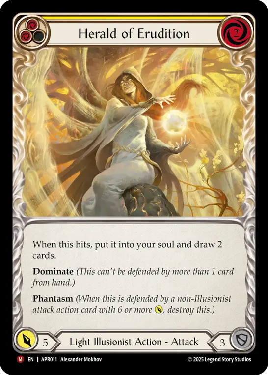 Card: Herald of Erudition (yel)