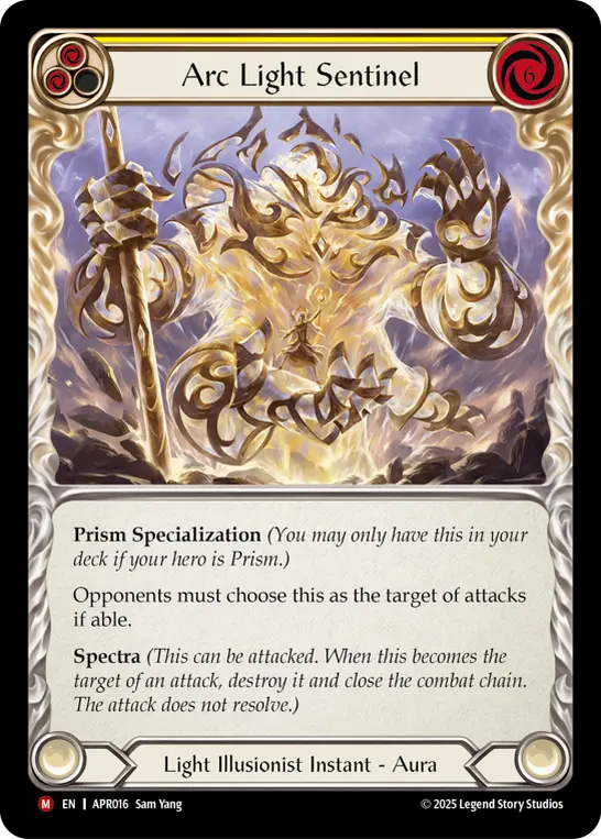 Card: Arc Light Sentinel (yel)