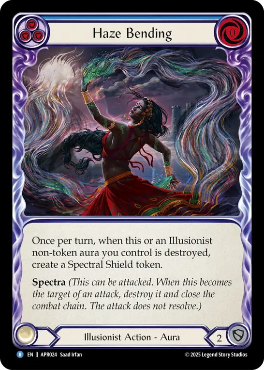 Card: Haze Bending (blu)