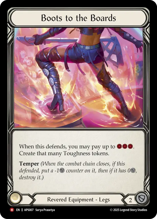 Card: Boots to the Boards