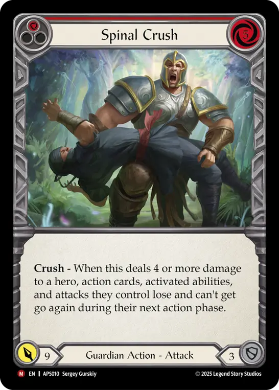Card: Spinal Crush (red)