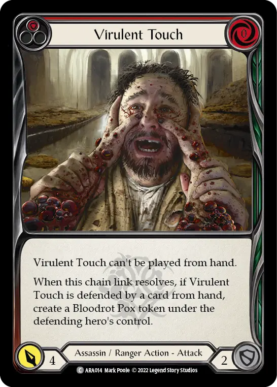 Card: Virulent Touch (red)