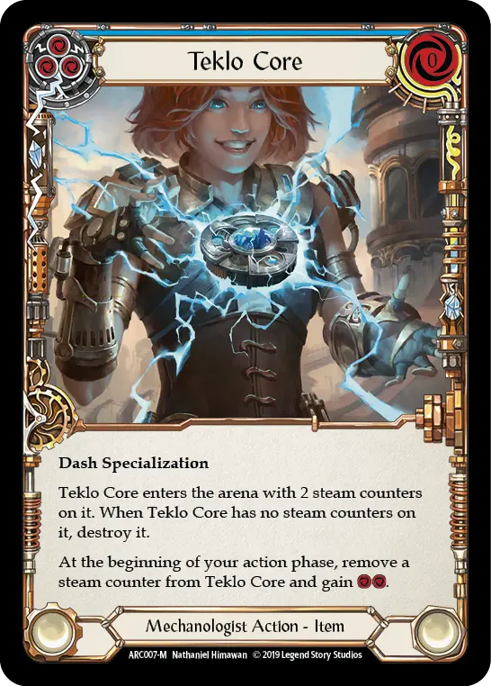 Card: Teklo Core (blu)