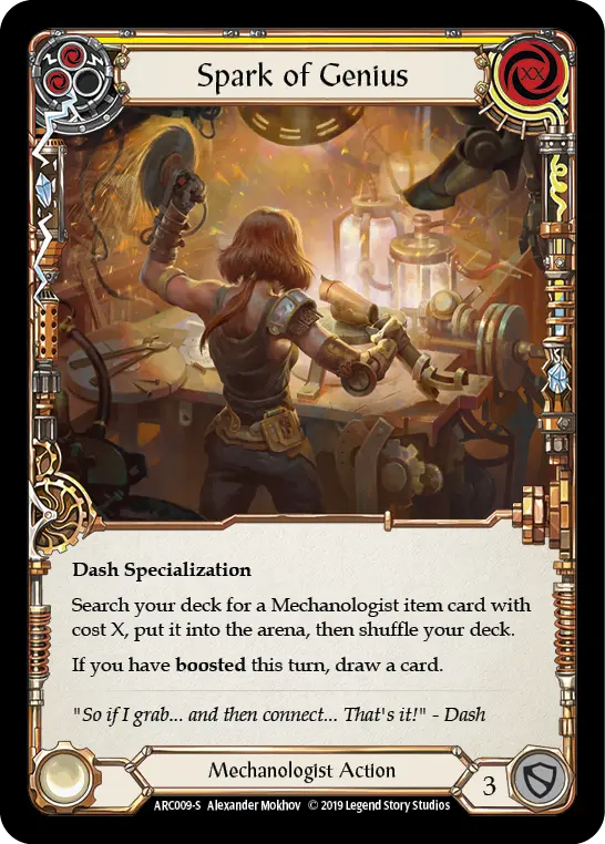 Card: Spark of Genius (yel)