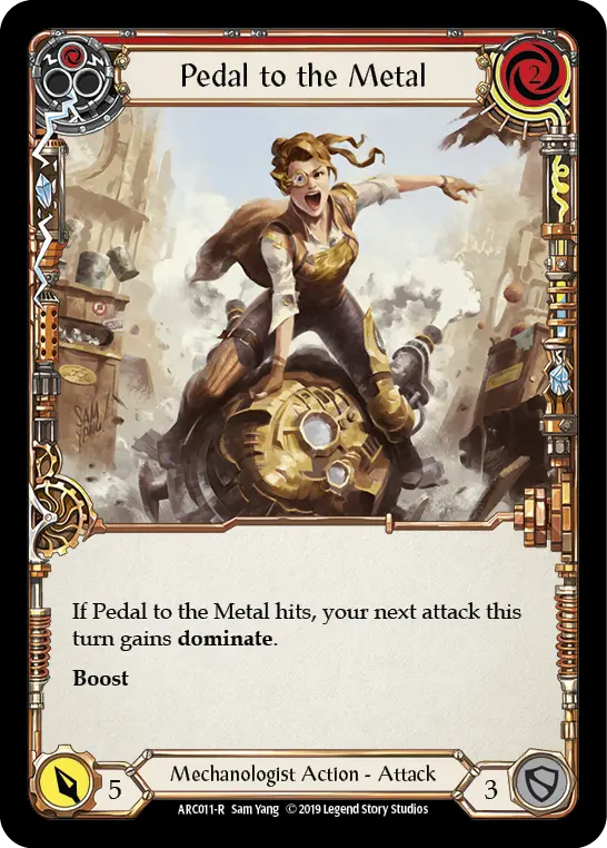 Card: Pedal to the Metal (red)