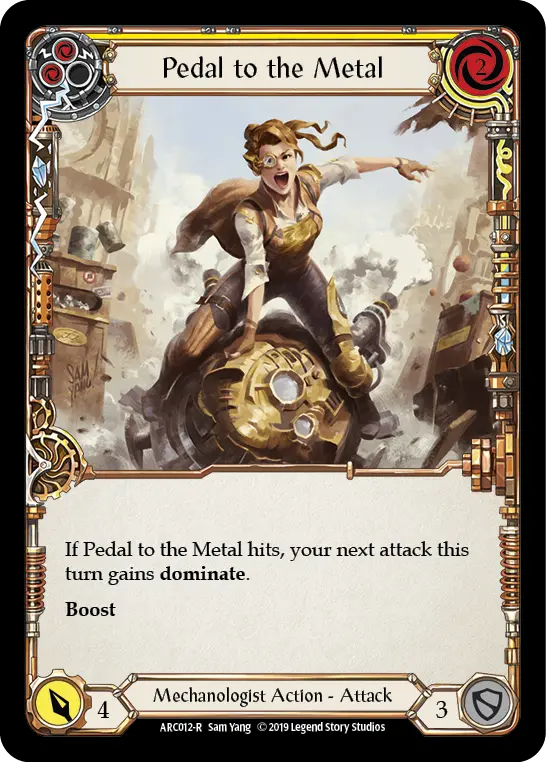 Card: Pedal to the Metal (yel)