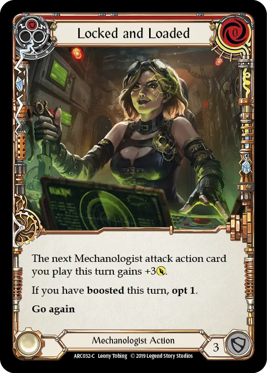 Card: Locked and Loaded (red)