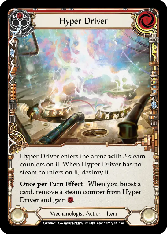 Card: Hyper Driver (red)