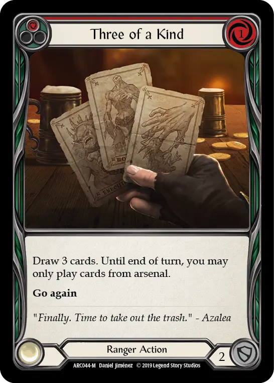 Card: Three of a Kind (red)