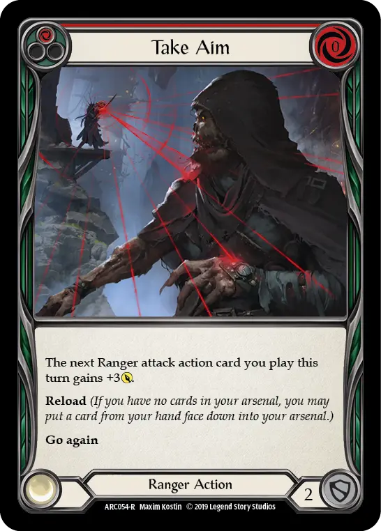 Card: Take Aim (red)