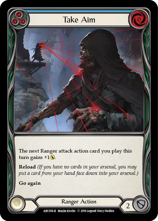 Card: Take Aim (blu)