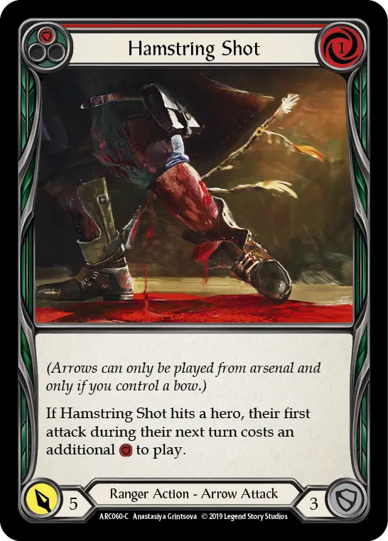 Card: Hamstring Shot (red)