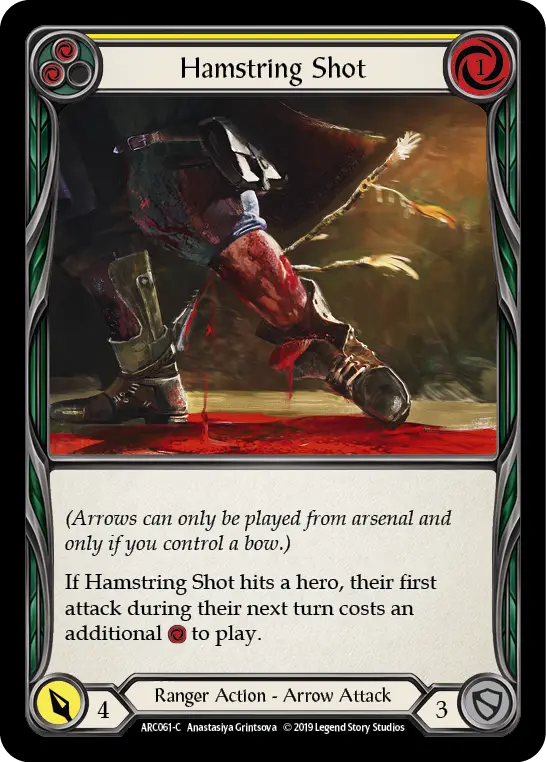 Card: Hamstring Shot (yel)