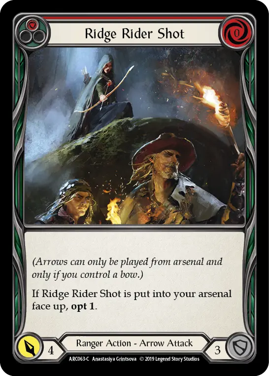 Card: Ridge Rider Shot (red)