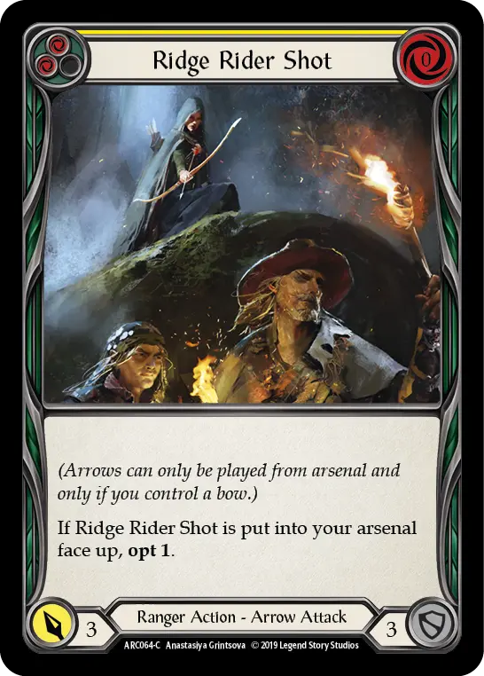 Card: Ridge Rider Shot (yel)