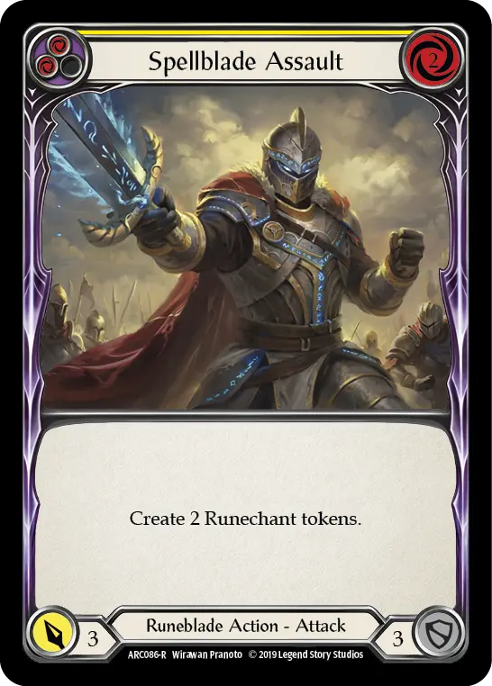 Card: Spellblade Assault (yel)