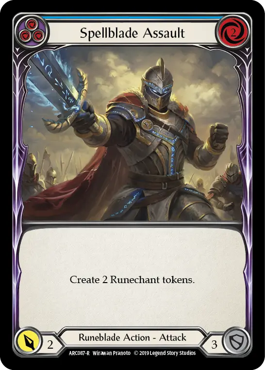 Card: Spellblade Assault (blu)