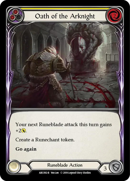 Card: Oath of the Arknight (yel)