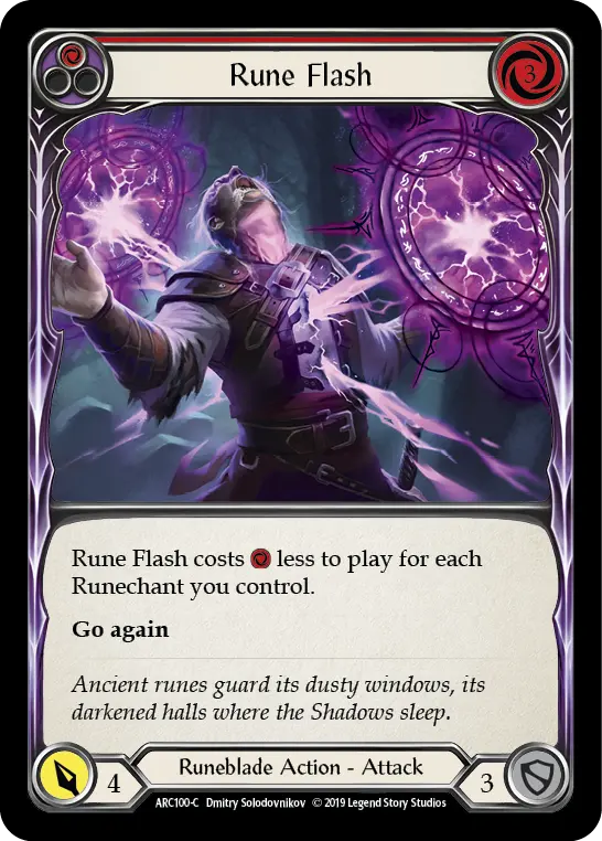 Card: Rune Flash (red)