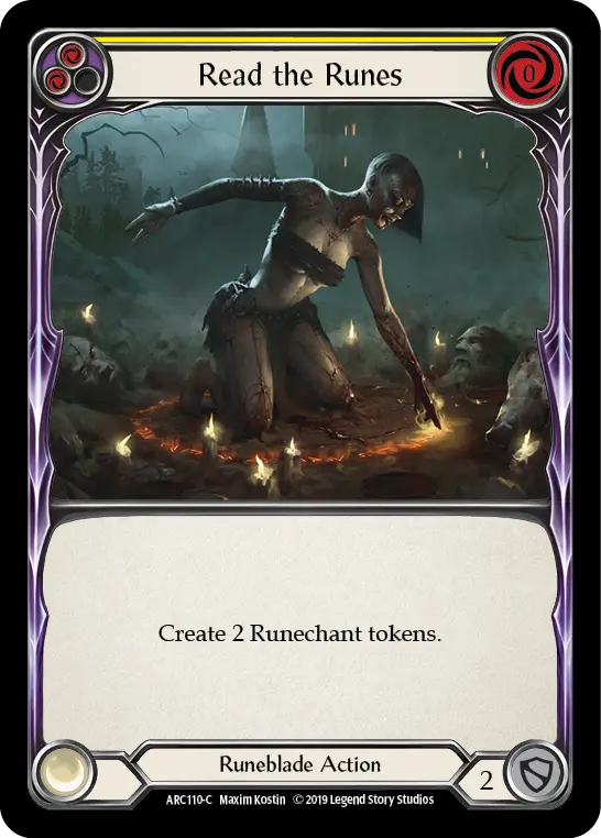 Card: Read the Runes (yel)