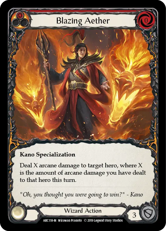 Card: Blazing Aether (red)