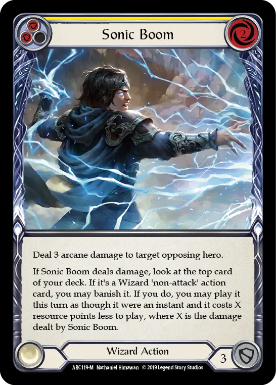Card: Sonic Boom (yel)