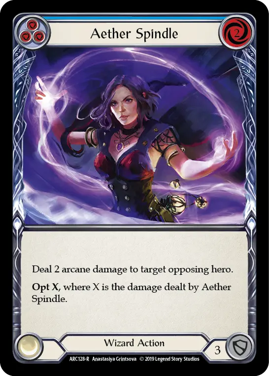 Card: Aether Spindle (blu)