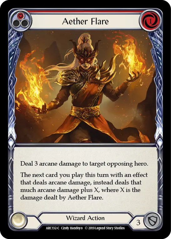 Card: Aether Flare (red)