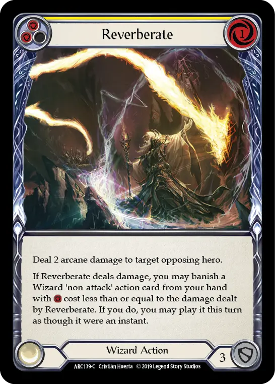 Card: Reverberate (yel)