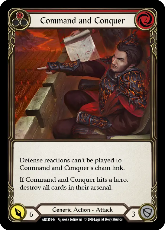 Card: Command and Conquer (red)